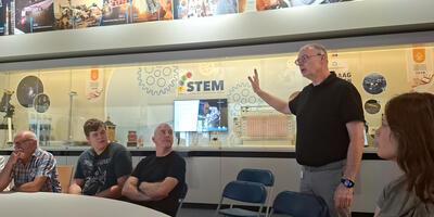 Onze voorzitter als gids