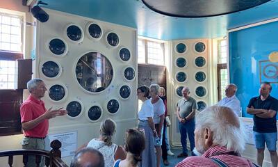 Binnen in de Zimmertoren